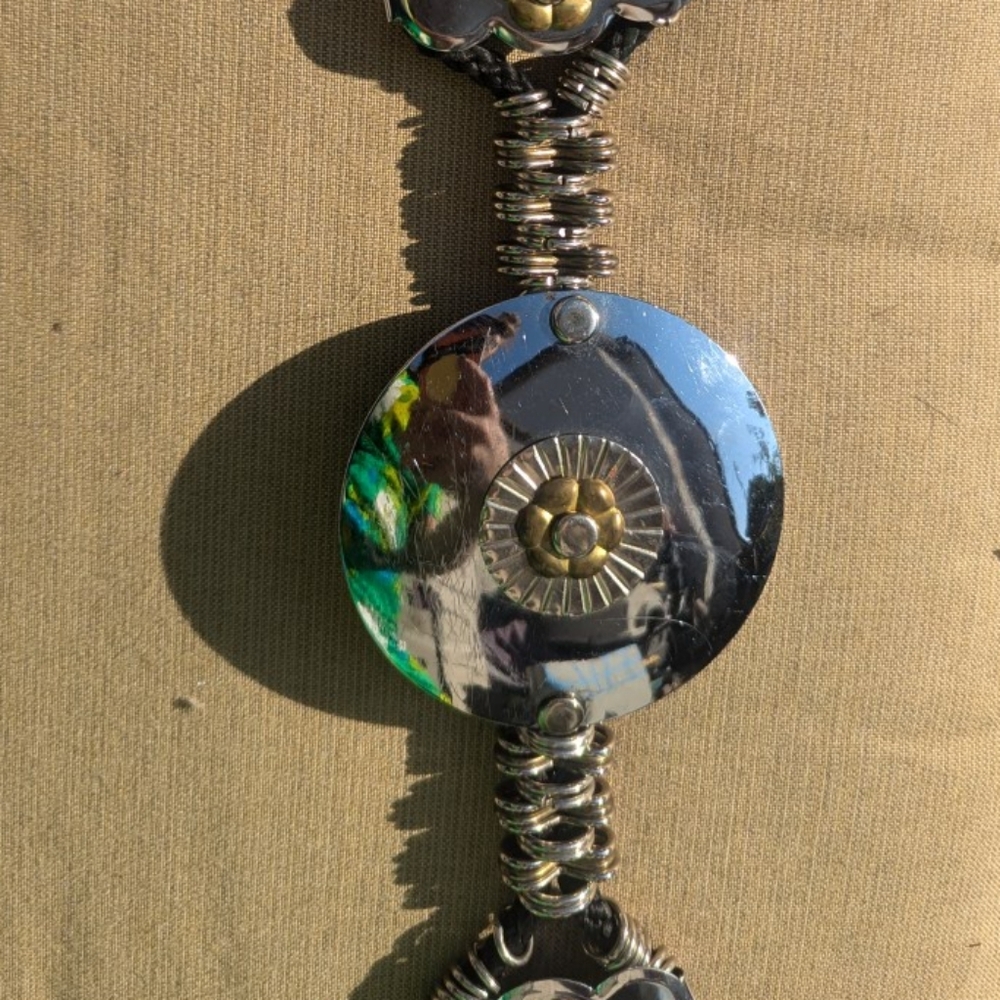 INTRICATE SILVER MEDALLION BELT